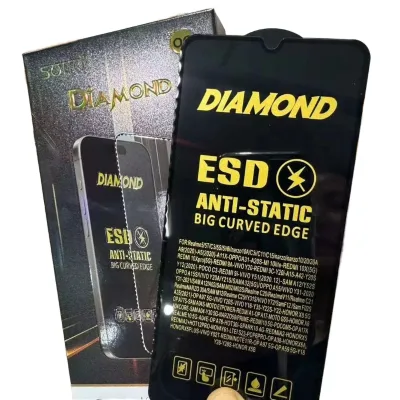 Mobile Phone Diamond Cut Film Tempered Glass Screen Protector for Tecno Spark 50 40 Spark 40C 30C Camon 50 40 4G Protective Film