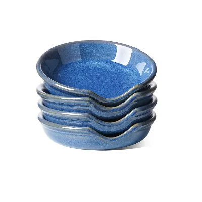 BESTCERA Porcelain Spoon Ladle Holder Multifunctional Round Ceramic Spoon Rest for Kitchen Counter