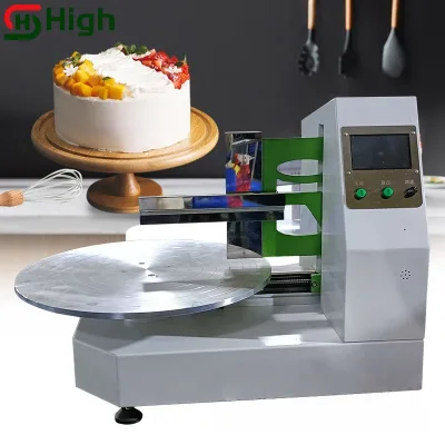 Intelligent Dual Control Cake Icing Machine Voice Plus Button Operation for Mousse Cake Whipped Cream Smoother