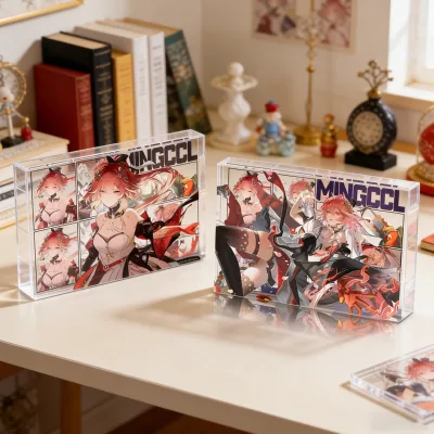 Eco-Friendly Acrylic Display Cards Customized Double-Sided UV Print Promotional Gift Displays