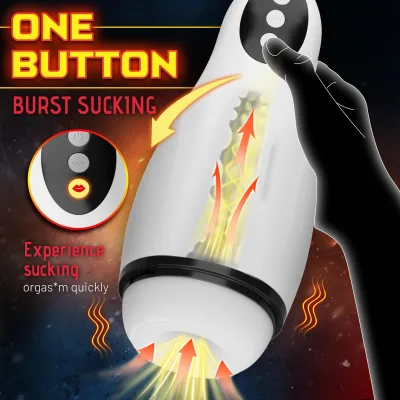 Male Masturbator Cup Double Stimulation Vibration and Sucking Automatic Vibrator Masturbator for Man