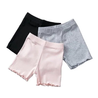 Girls' Safety Pants High Quality Summer New Children'S Cotton Shorts Anti Glare Thin Baby Pants