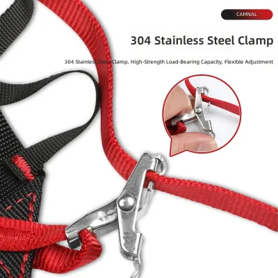 CAMNAL New SRT Shoulder Chest Harness for Caving Rappelling Outdoor Climbing Ice Climbing Full-Body Safety Harness Made