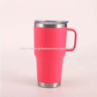 Custom coffee cup tumbler cup double wall stainless steel cup pattern printing custom mug