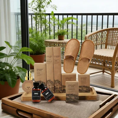 Wholesale Customized Luxury Hotel Amenity Kits with Eco-Friendly Disposable Materials Portable & Lightweight Design