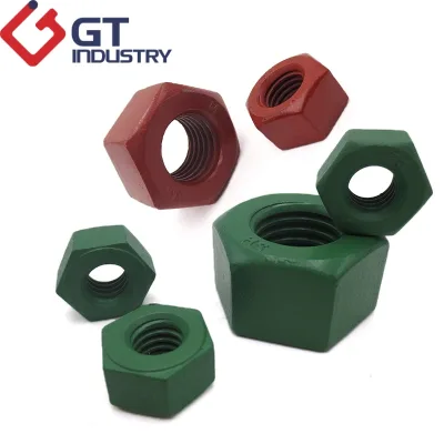 Industrial Grade PTFE Coated High Strength Carbon Steel Hex Nut