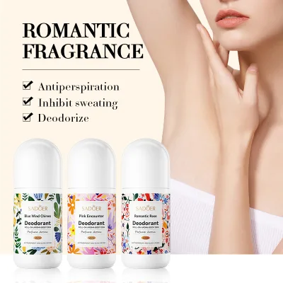 Hot Sale SADOER Bluebells Fresh Deodorizing Deodorant Ball Drops  Long Lasting Roll on Crystal Antiperspirant Deodorant