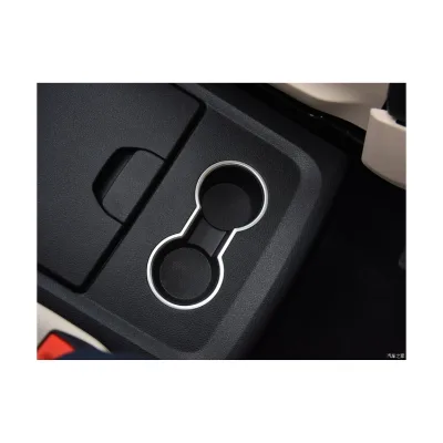 Professional Factory New Beige/Black Plastic Car Front Seat Cup Holder Trim Cover Interior Decoration Intermediate Storage Box