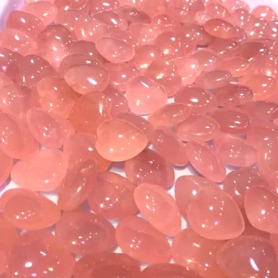 Wholesale High Quality Rose Quartz Crystal Hearts with Star for Pendant