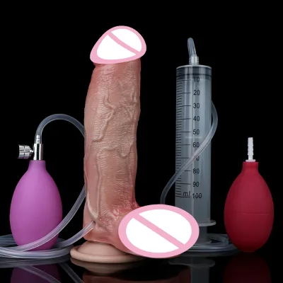 Realistic Penis Fantasy Dildo Squirting Realistic Drop Shipping Ejaculating Penis Dildos Squirting Dildo Ejaculating Toy