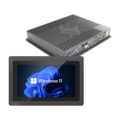 7 Inch CNC Wall Mounted Capacitive Touch Screen Rugged Industrial Computer Industrial Touch Panel Pc