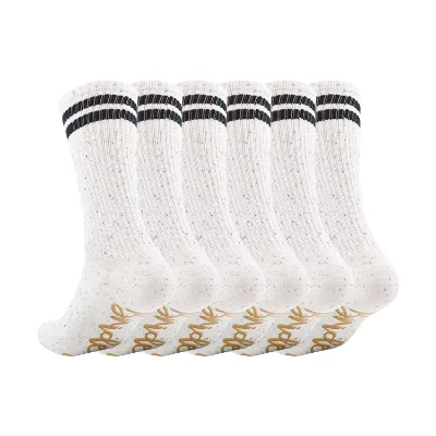 Creativity Oem Scrunch Slouch Crew Women Bride Wedding Socks With Letter Grip