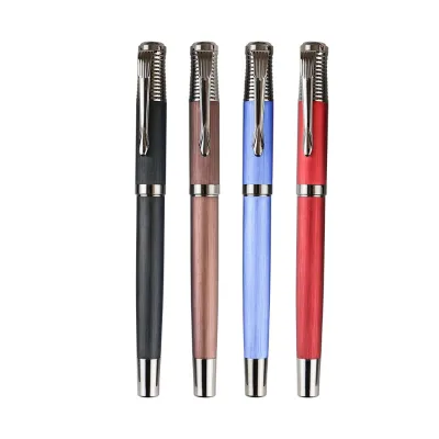 GemFully New Items 2025 Hot Selling Products.Fountain Pen Customised Black and Gold Executive Pen