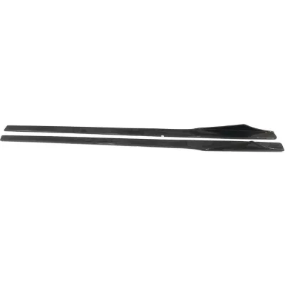 M2 M2C MTC Style Carbon Fiber Side Skirt for BMW F87 Auto Racing Car Side Door Bumper Extension Skirts Splitter Body Kit