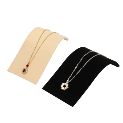 Hot Selling Handmade Acrylic with Velvet Jewelry Display Necklace and Bracelet Support Holder Stand Customizable Color & Size
