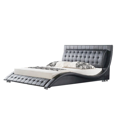 Modern Design Bedroom Furniture Upholstered Leather Bed Luxury Bed Furniture Bedroom