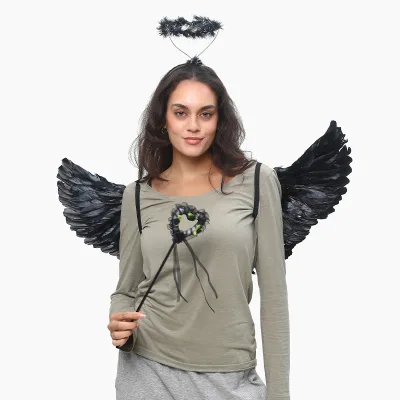 Angel Wing Demon Wing Feather Wing for Halloween Christmas Carnival Cosplay Wedding Stage Props Kids Gift Party Supplies
