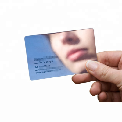 Plastic Card Facktory Price Mirror Business Card Gold Gift Cards