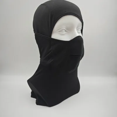 Elastic Polyester Balaclava Outdoor Windproof Cycling Face Cover with Nose Opening for Sports