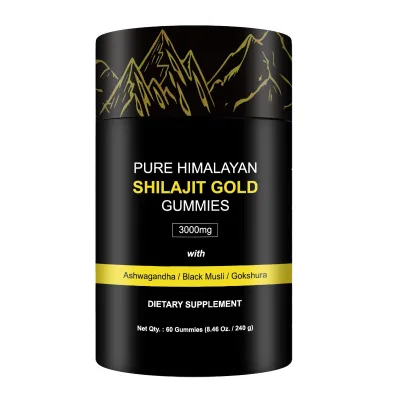 Quality Shilajit Gummies of Sugar Free Himalayan Shilajit Supplement for Men & Women