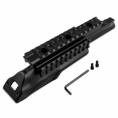 Long Aluminum Rail Mount Bracket, 155mm Extended Mounting Rail, Low Profile Support Base for Compatible Outdoor Equipment