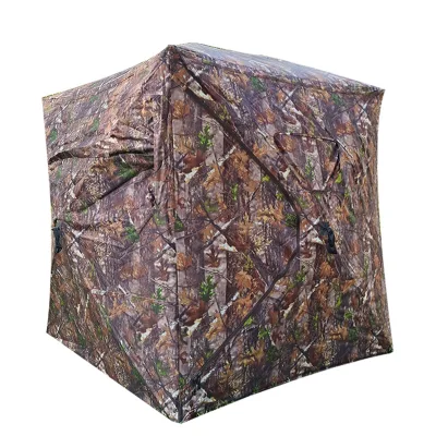 OEM Hunting Tent Duck Camouflage Blind See Trough Ground Blind Chair Hide Canvas Through Waterproof Hunting Tent