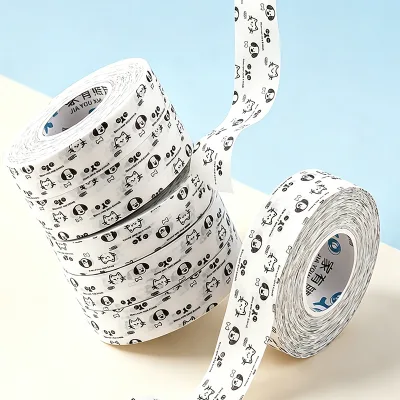 For Kawaii Animal Dog Cat Pattern Low Noise Eco-Friendly Paper Tape OEM Crafts Packaging Decoration