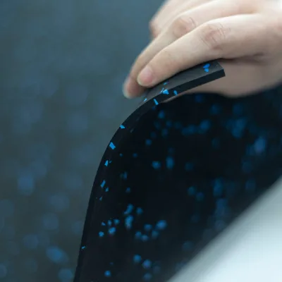 Durable Rubber Mat Noise Reduction Rubber Rolls for Gym or Commercial Area