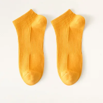 Organic Cotton Women Crew Socks Hypoallergenic Anti Odor Solid Color Daily Socks