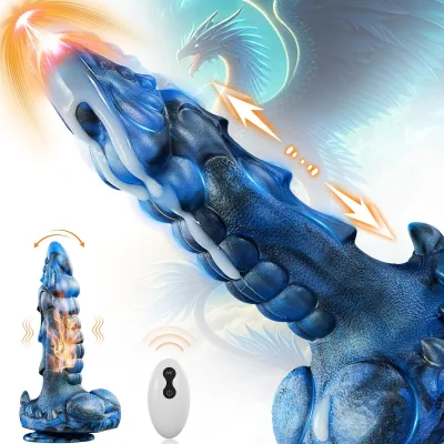 New Alien Dildo Vibrator Adult Products 8-frequency Telescopic Vibration Heating Female Masturbation Toy Alien Dildo Vibrator