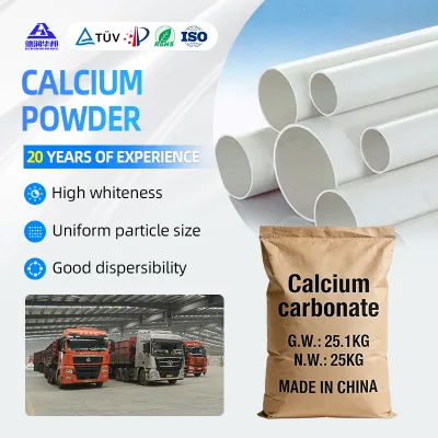 Premium White Ground CaCO3 Filler 2000 Mesh ISO9001 Certified BSCI Audited Paint Coating Putty Calcium Carbonate Powder