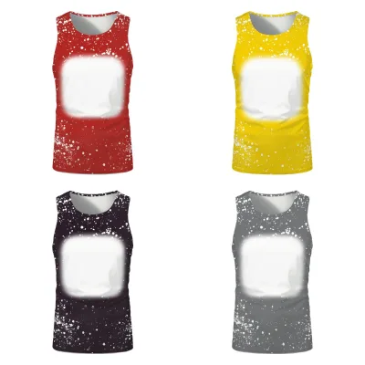 SCCFMM Summer Female Sleeveless Polyester O-Neck T-shirts Sublimation Blanks Streetwear Running Underwaist Thermal Transfer