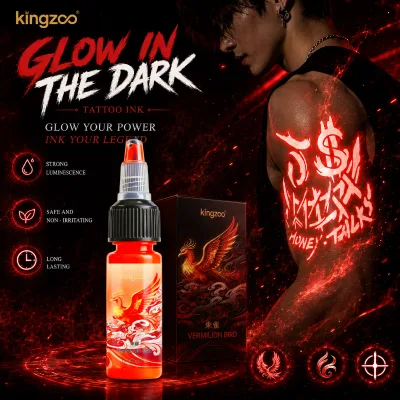 Fast Shipping 15ml 8 Colors UV Tattoo Ink Fluorescent Blacklight Reactive Airbrush Tattoo Pigment for Outdoor Event Makeup