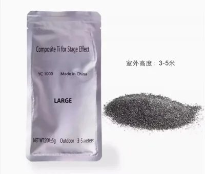 50g 200g Indoor Outdoor Cold Fireworks Sparkler Machine Composite Powder Spark Granules Powder Cold Fire Stage Effect Powder