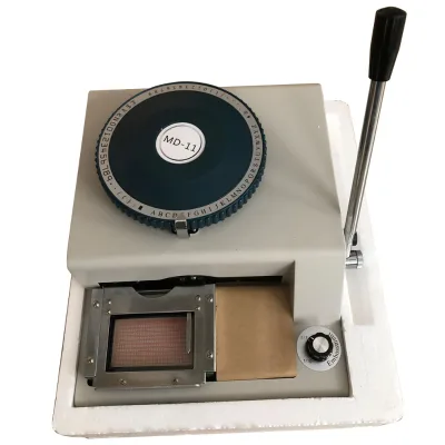 DGRUIDA MD-11 PVC Card Manual Embossing Machine