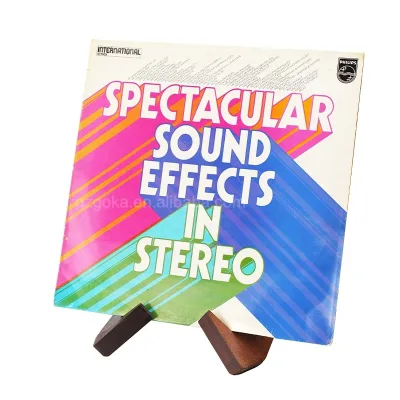2025 Goka Manufacturer Vinyl Records Wooden Display Stand