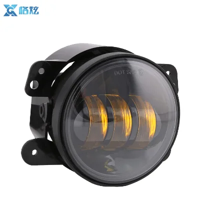 4 Inch Round 12V 24V 30W Led Fog Lamp for Suzuki Mercedes W202 Accessories 9005 to H16 Conversion Adapte