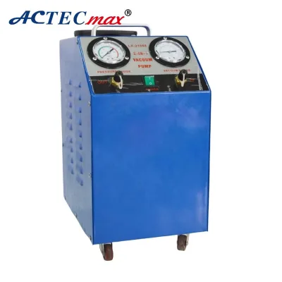ACTECmax AC.138.009 R134A Refrigerant Flush Recycling Purifier Recharging Recovery Machine for Car 2-in-1 Vacuum Inflation Pump