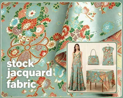 Wholesale Jacquard Fabric Quick Sample Fast Delivery Ready Stock Custom Low MOQ to Europe