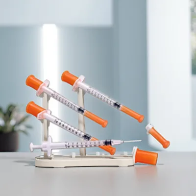 Sterile Disposable Insulin Syringes 0.5ML 1ML 29G 31G U-40 U 100 EO Sterilized Luer Slip Lock for Hospital and Diabatic Use