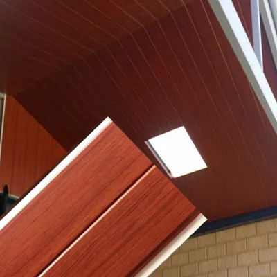 Factory Price Building Material of 20cm Flat Groove Decorative  PVC Celling Panel Pvc Ceilings for SouthAmrica Market