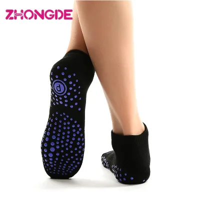 Indoor Adult Floor Padded Socks Female Silicone Non-slip Dance Yoga Socks