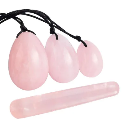 Wholesale Natural Crystal Yoni Wand Rose Quartz Dildo Healing for Woman
