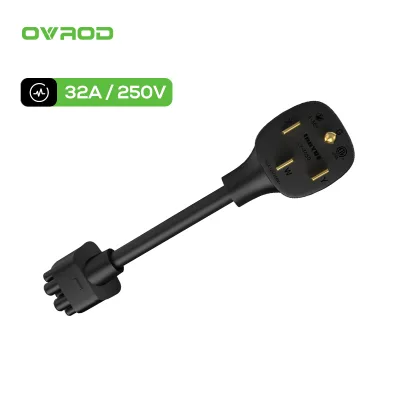 Ovord OEM Adapter for Tesla 2nd Generation Mobile Portable Charger Plug New Energy Vehicle 32A Nema 14-50 Charging Cable