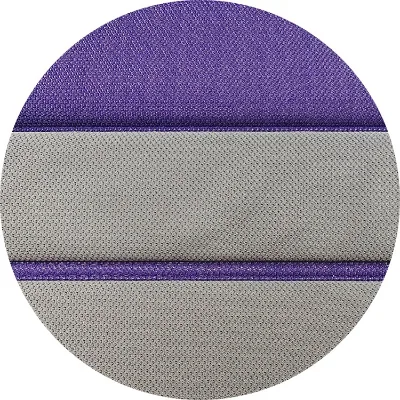 Mattress Edge Fabric DN05 Lavender Purple & Light Gray Version