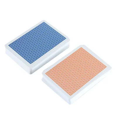 Carbon Fiber Poker Playing Cards Paper Gold Foil Playing Cards Case