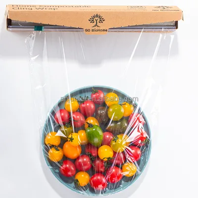 Organic Eco Home Biodegradable Household Compostable Cling Film Wraps