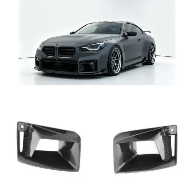 High Quality Dry Carbon Fiber TRE Style Front Bumper Intake for G87 M2 Dry Carbon Fiber Front Inlets Perfect Fitment
