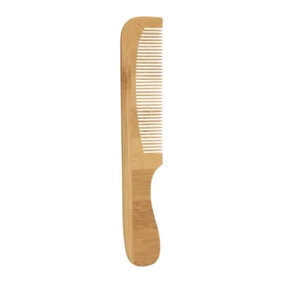 Bamboo Hair Comb Natural Wide Tooth Pocket Bamboo Comb