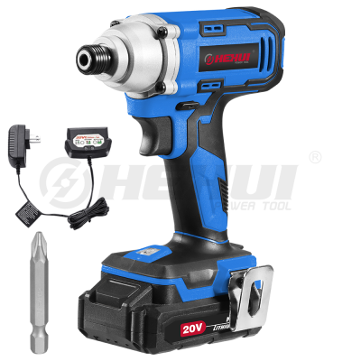Hehui OEM 20V 1/2" Air Impact Driver 120NM High Torque Pneumatic Screwdriver with Hammer Lithiumbattery Impact Driver